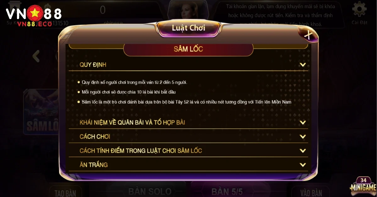 Bài Sâm Lốc VN88 – Thử Thách CCùng Tựa Game Truyền Thống 3 Lựa chọn chiến lược phù hợp