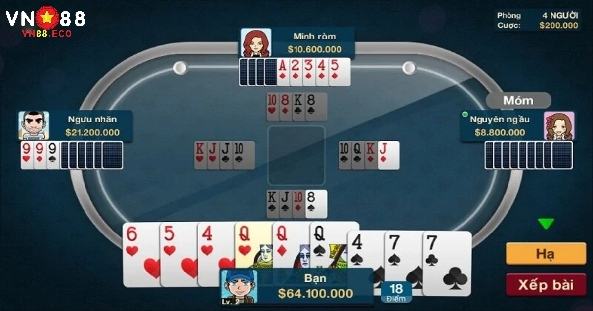 Bài Tú Lơ Khơ VN88 – Game Kinh Điển Với Giao Diện Đỉnh Cao 1 Bài Tú Lơ Khơ VN88 Là Gì? Tìm Hiểu Cách Chơi Từng Bước