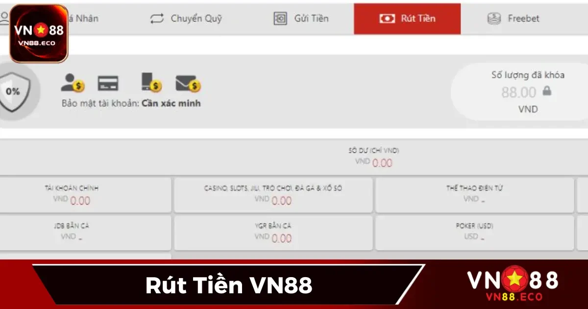 Những điều kiện cần đáp ứng để rút tiền VN88 thành công